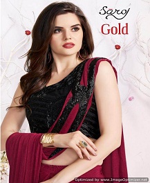 Gold saroj traditional  sarees catalogue 