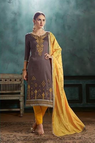 Silk Shine by kessi fashion designer dress materials wholesale rate
