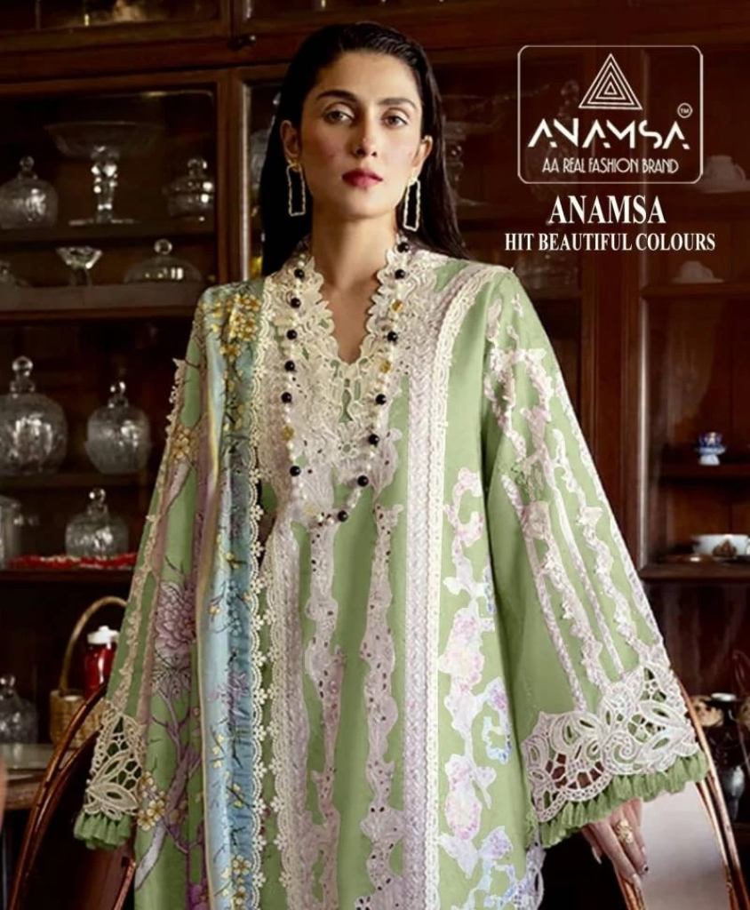 Anamsa 444 A To D Hit Colors Salwar Suit Collection