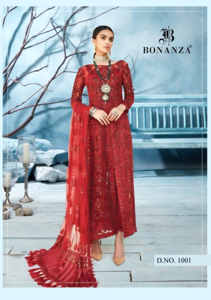 Bonanza presents  Taj vol 3 Designer Pakistani Suits 