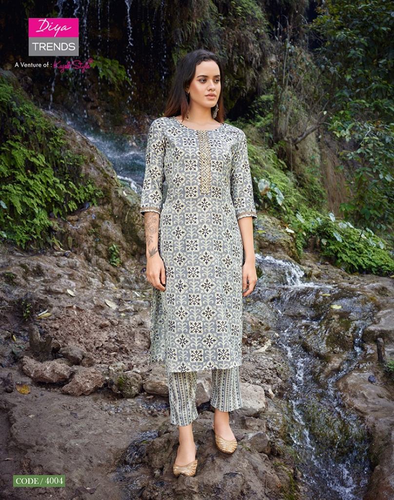 Celibration Vol 4 By Diya Trends Fancy Rayon  Kurtis With Bottom Collection