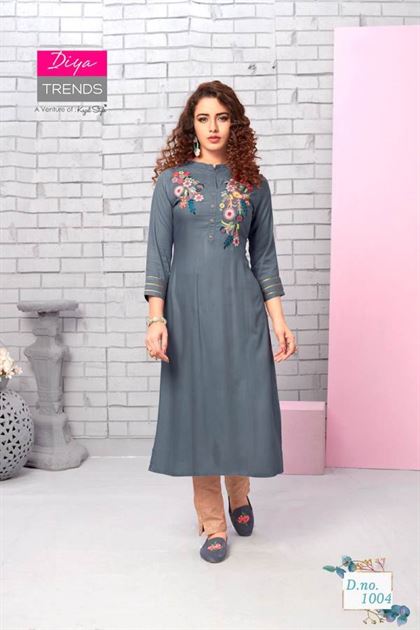 Diya Trends By Forever vol 1 Running Wear Kurti With Pant Collection