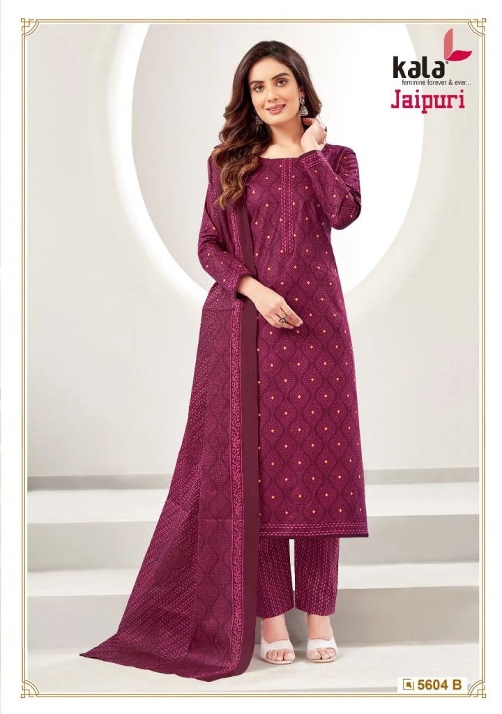 Kala Jaipuri Vol 4 Premium Colorful Lovely Cotton Dress Material Collection