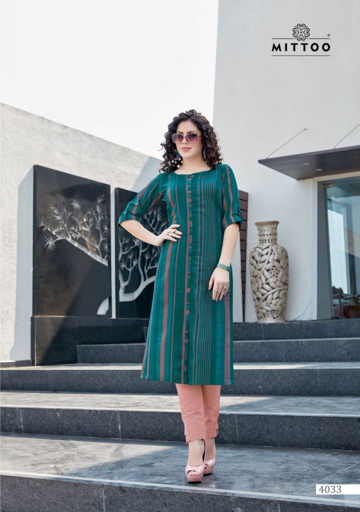 Mittoo Presents Mohini Nx  Kurti With Bottom Collection