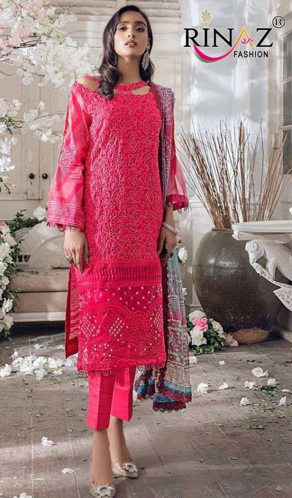 Rinaz  Alzohab Cambric Cotton With Heavy Embroidery Pakistani Suits Catalog 