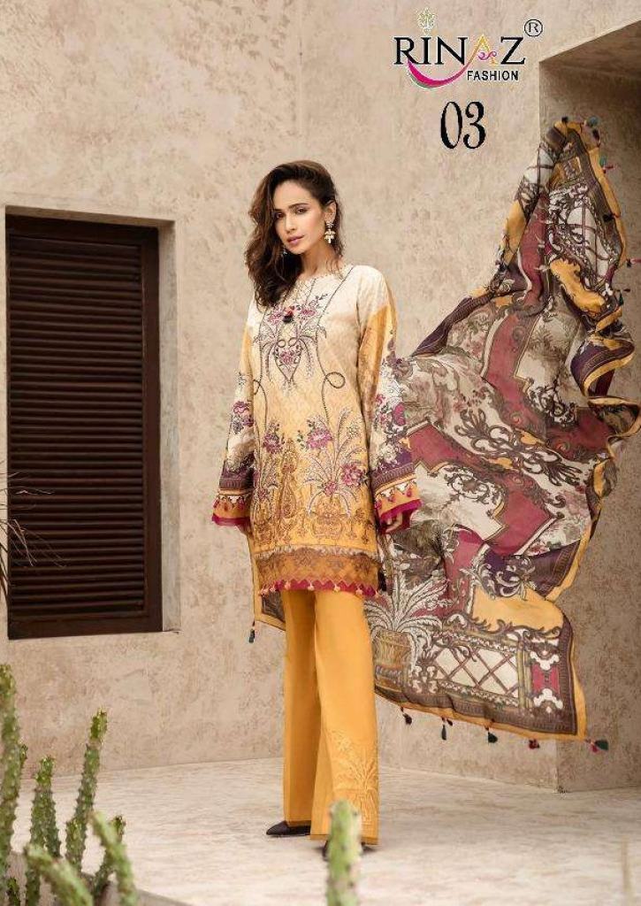 Rinaz presents  Iris Lwn 2020  Pakistani Suits Collection