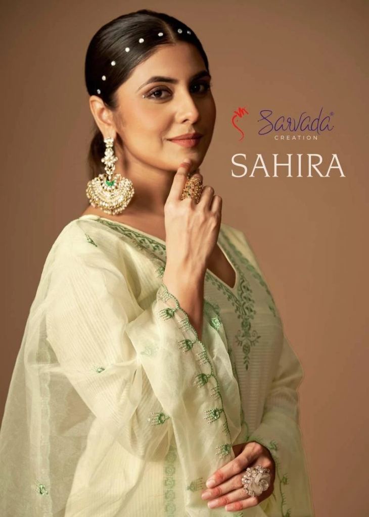 Sarvada Sahira Cotton Fancy Embroidery Salwar Suit 