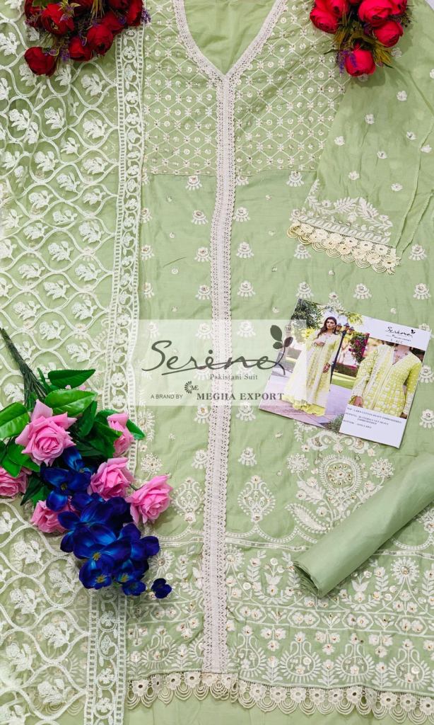Serene S 62  Lawn  cotton Embroidery Pakistani Salwar Suits Collection