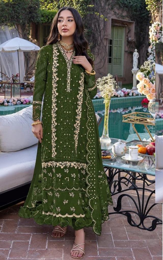 Serene S 65 Georgette Embroidery Pakistani Salwar Suits Collection