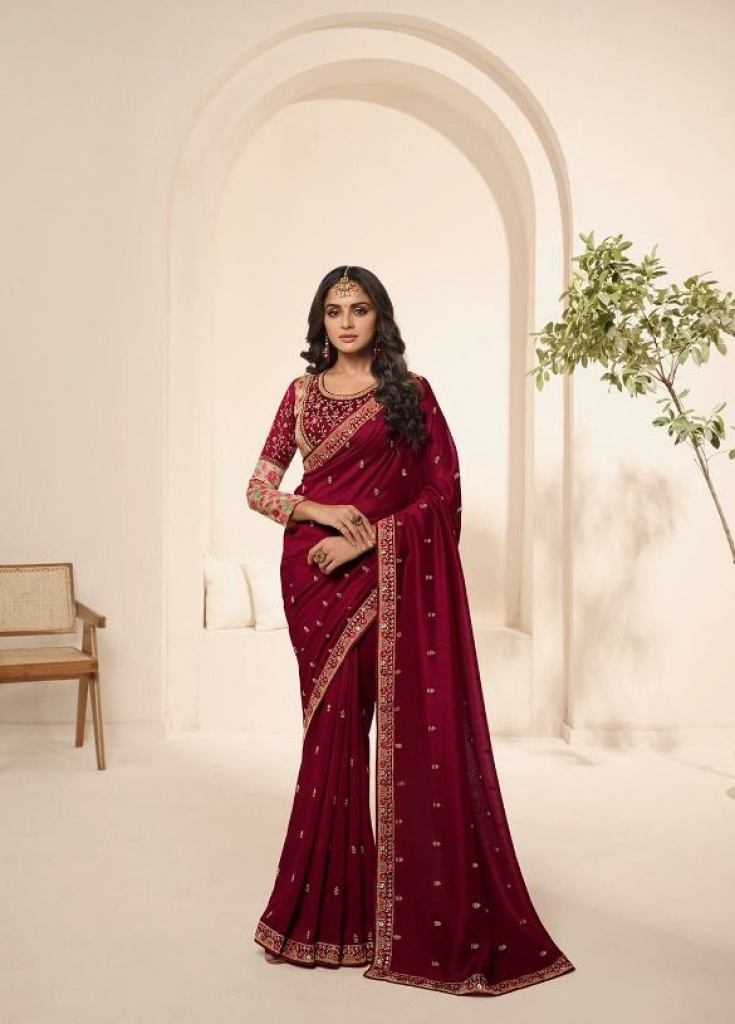 Vinay Sheesha Hotstar vol  7 Wedding Wear Silk Saree
