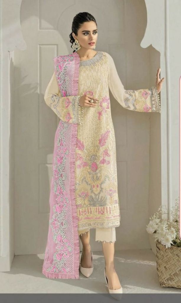 Zarqash Mehak Z 2130 Georgette Embroidery Pakistani Salwar Kameez