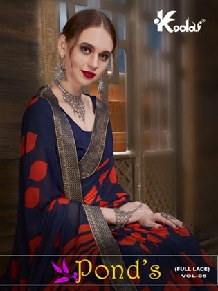 Ponds vol 5 by kodas daily wear sarees collection