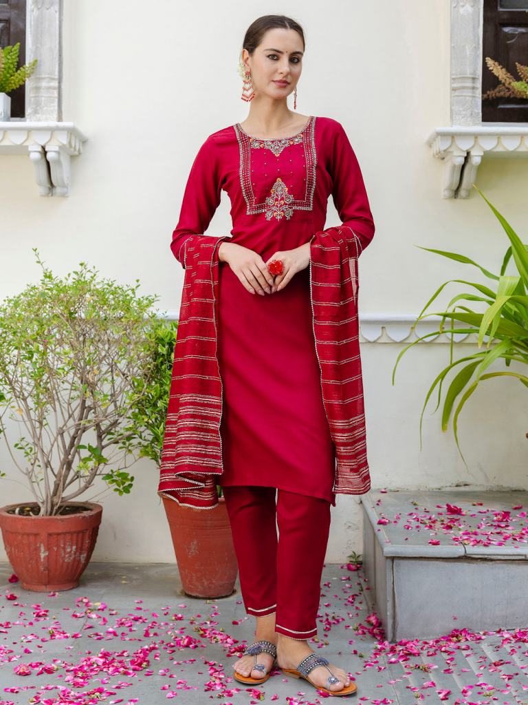 Aadhya 01 Cotton Kurti Bottom With Dupatta