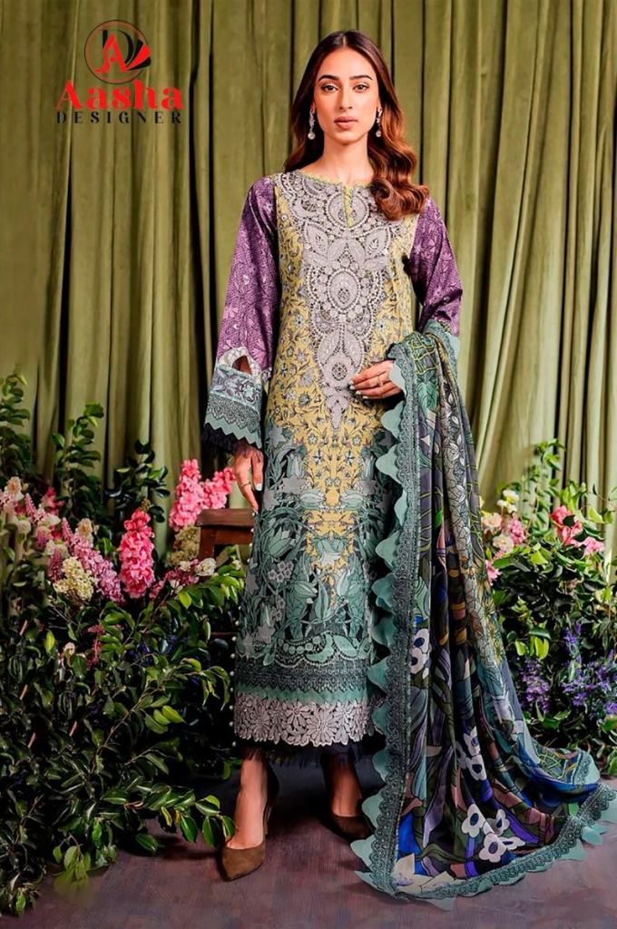 Aasha Jade Bliss Lawn Collection Vol 2 Pakistani Suits