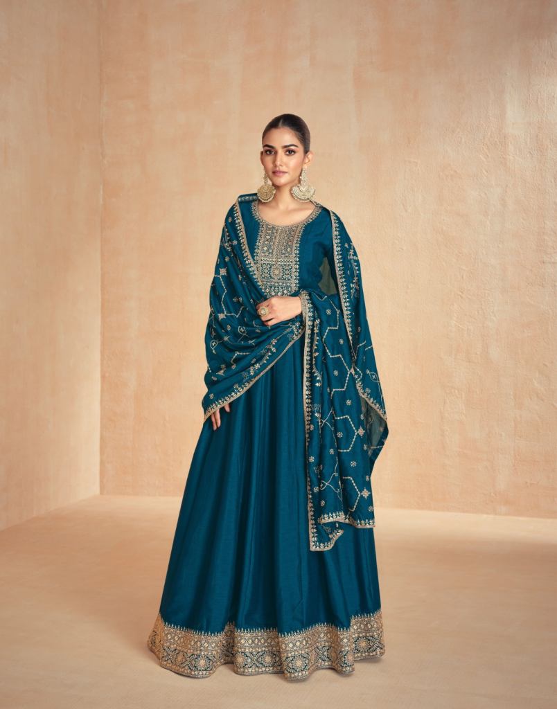 Aashirwad Tanisha Gown With Dupatta