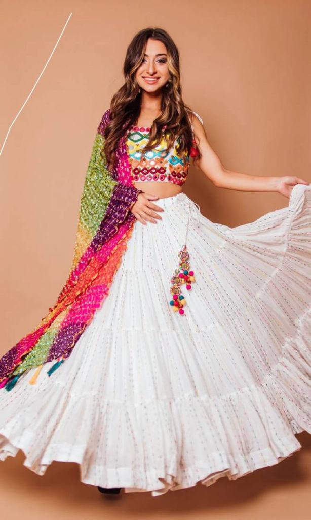 Af 2525 Multicolor Designer Georgette Lehenga Choli