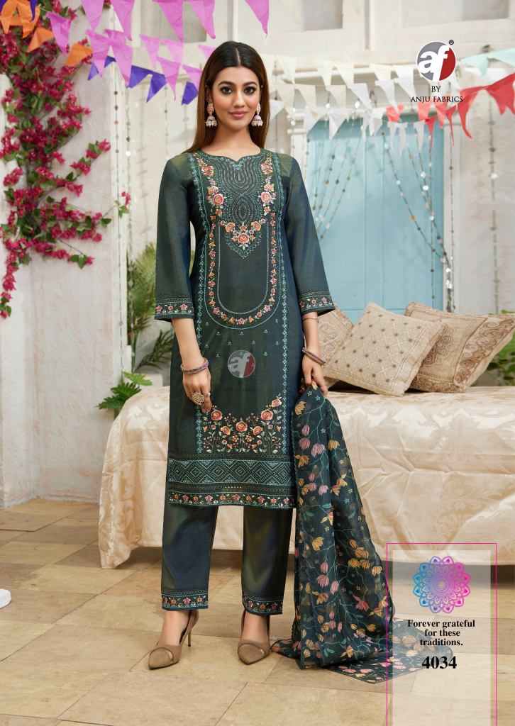 Af Sayara Vol 2 Kurti Bottom With Dupatta