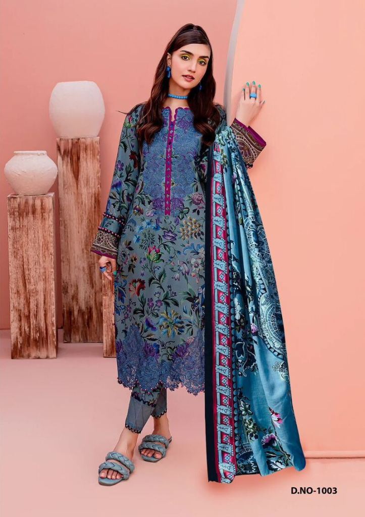 Al Karam Ayesha Zara Printed Dress Material