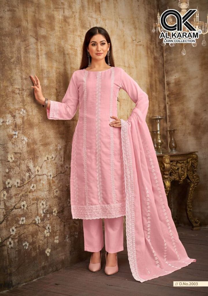 Al Karam Lahori Dress Material