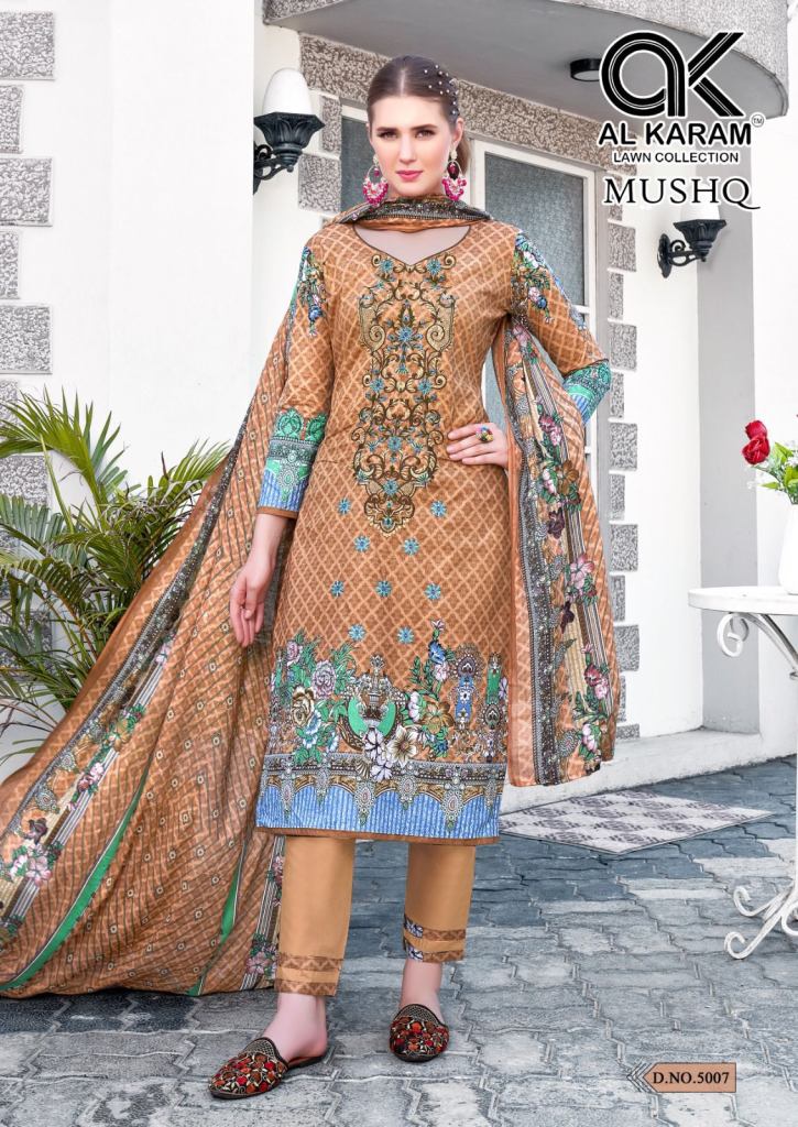 Al Karam Mushq 5 Dress Material 