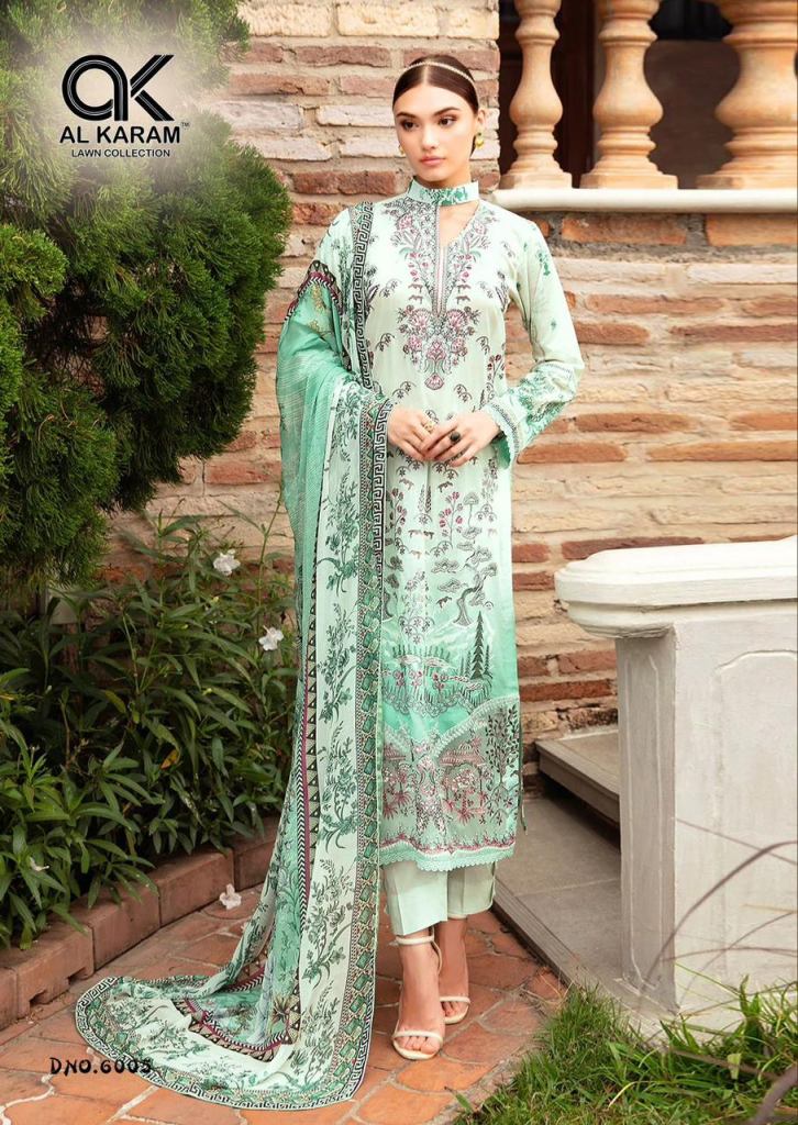 Al Karam Queens Court Vol 6 Dress Material