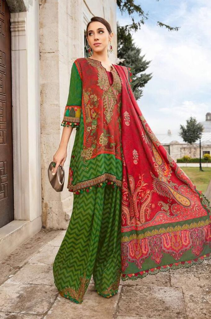 Alzohaib Az 1097 Chiffon Dupatta Pakistani Suits