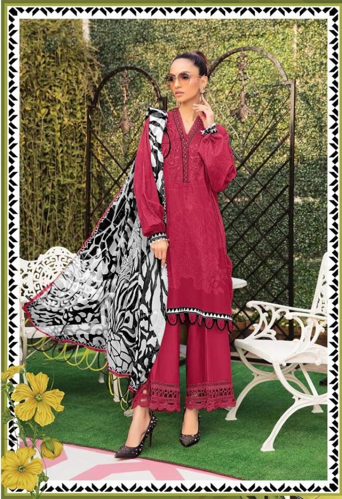 Alzohaib Az 1100 Cotton Dupatta Pakistani Suits