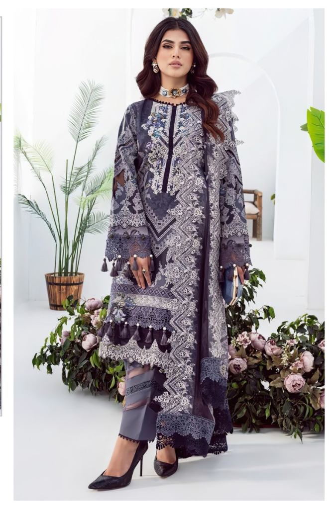 Alzohaib Az 1102 To 1105 Cotton Dupatta Pakistani cotton suits wholesale