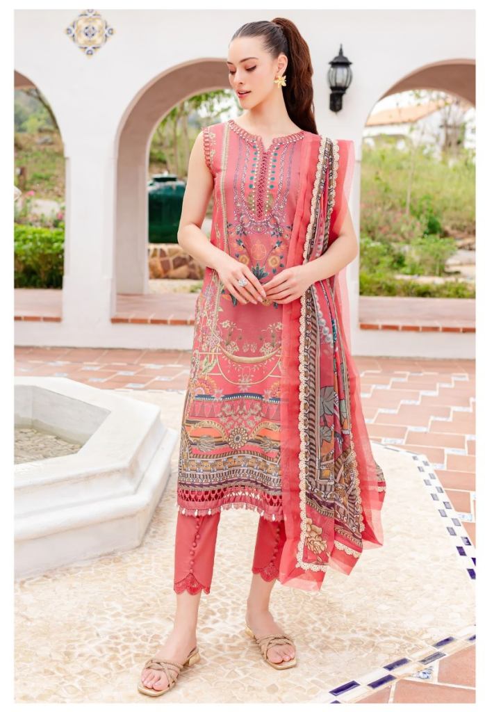 Alzohaib Queens Court Vol 3 Cotton Dupatta Pakistani Suits