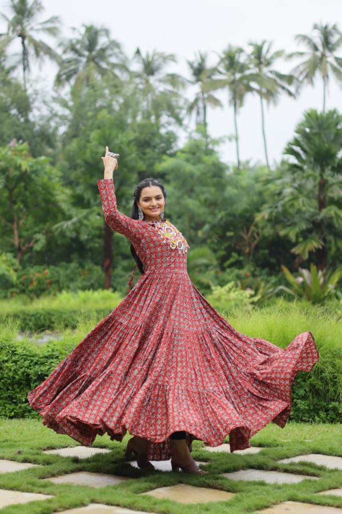 Anamika Vol 113 Printed Cotton Gown