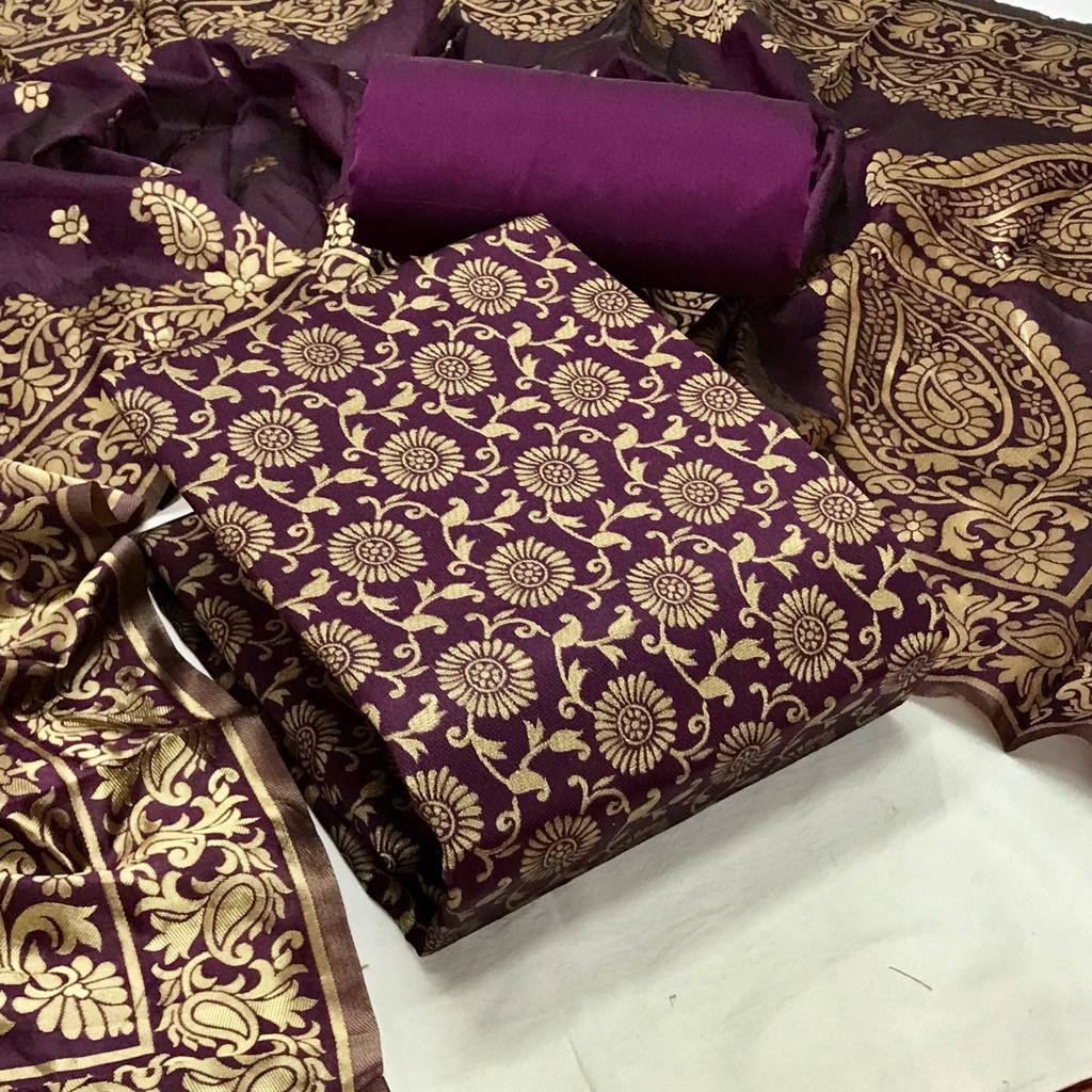 Banarasi Silk Dress material 49