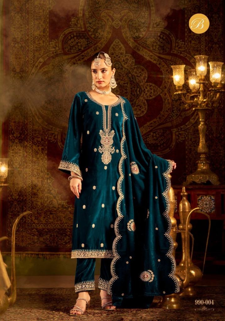 Belliza Velvet Ishq Embroidered Salwar Kameez