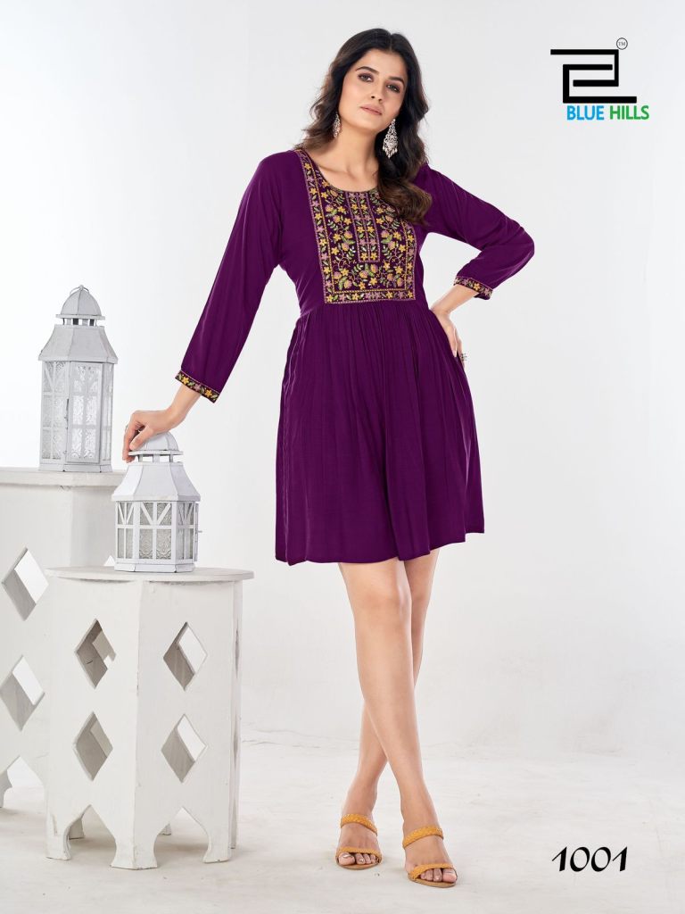 Blue Hills Bloom Vol 3 Kurti 