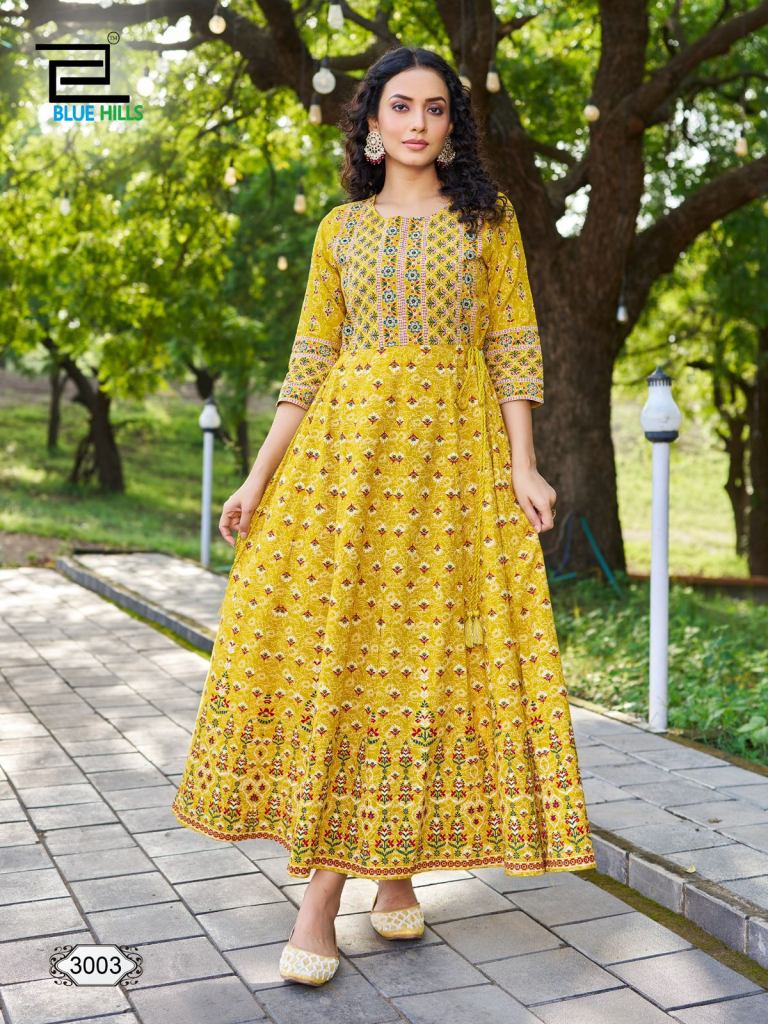 Blue Hills Inaya Vol 3 Kurti 