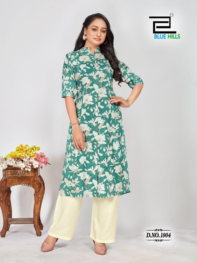 Blue Hills Maher Printed Kurti