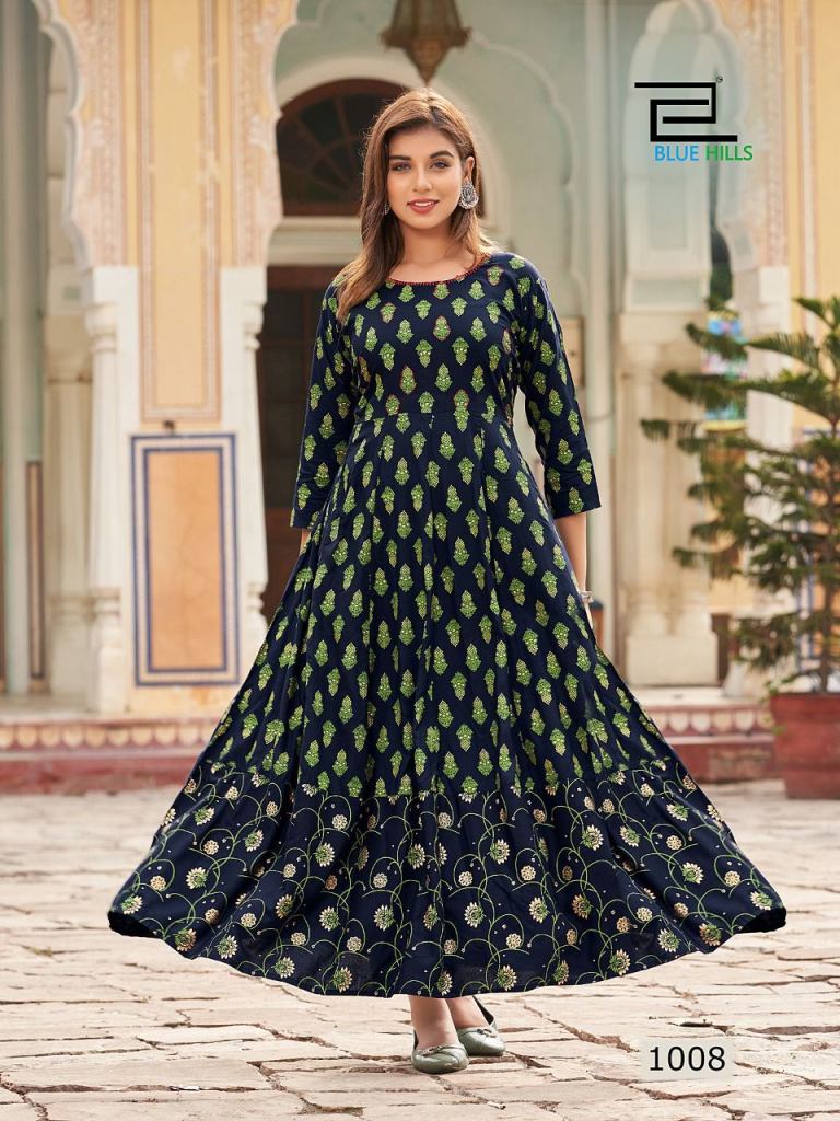 Buy online Blue Rayon Anarkali Kurta With Jacket from Kurta Kurtis for  Women by Tashika for ₹989 at 42% off | 2024 Limeroad.com