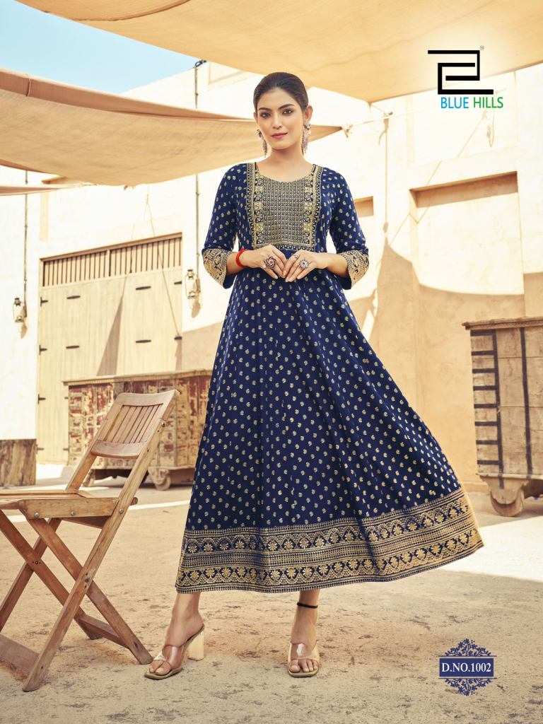 Blue Hills Urvashi Gown