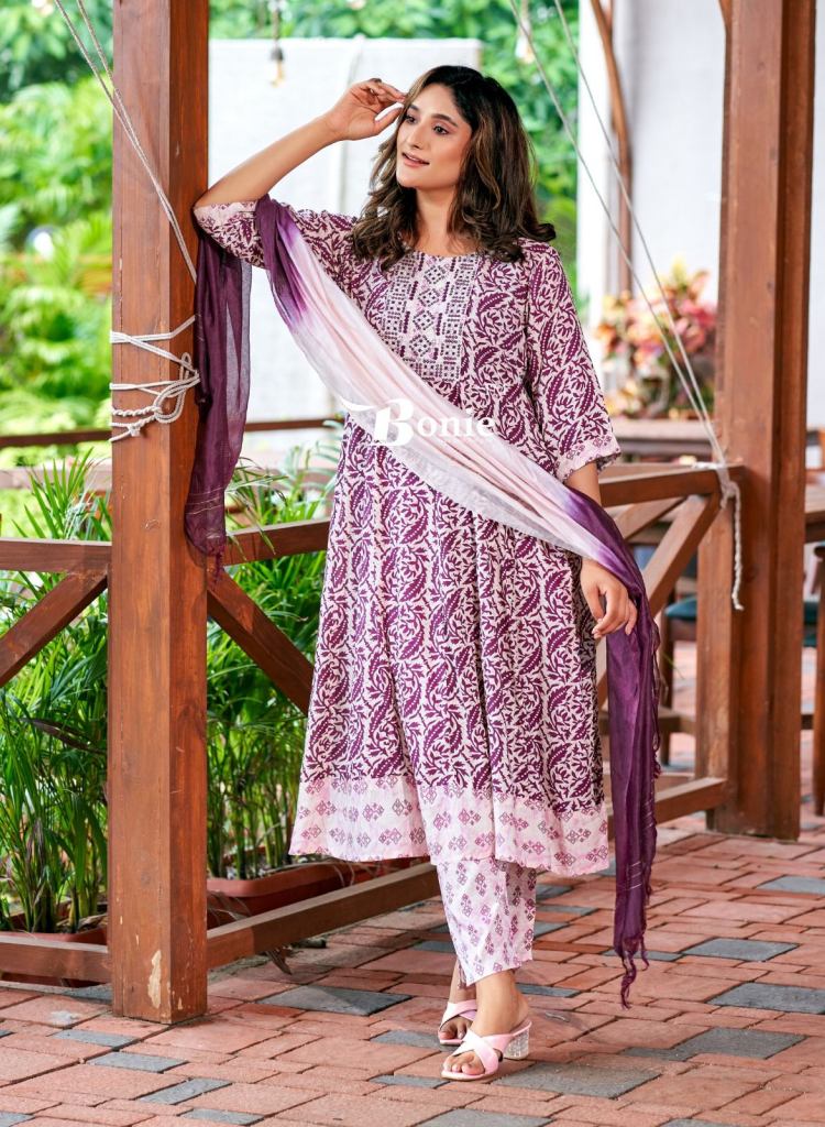 Bonie Anarkali Kurti Bottom With Dupatta