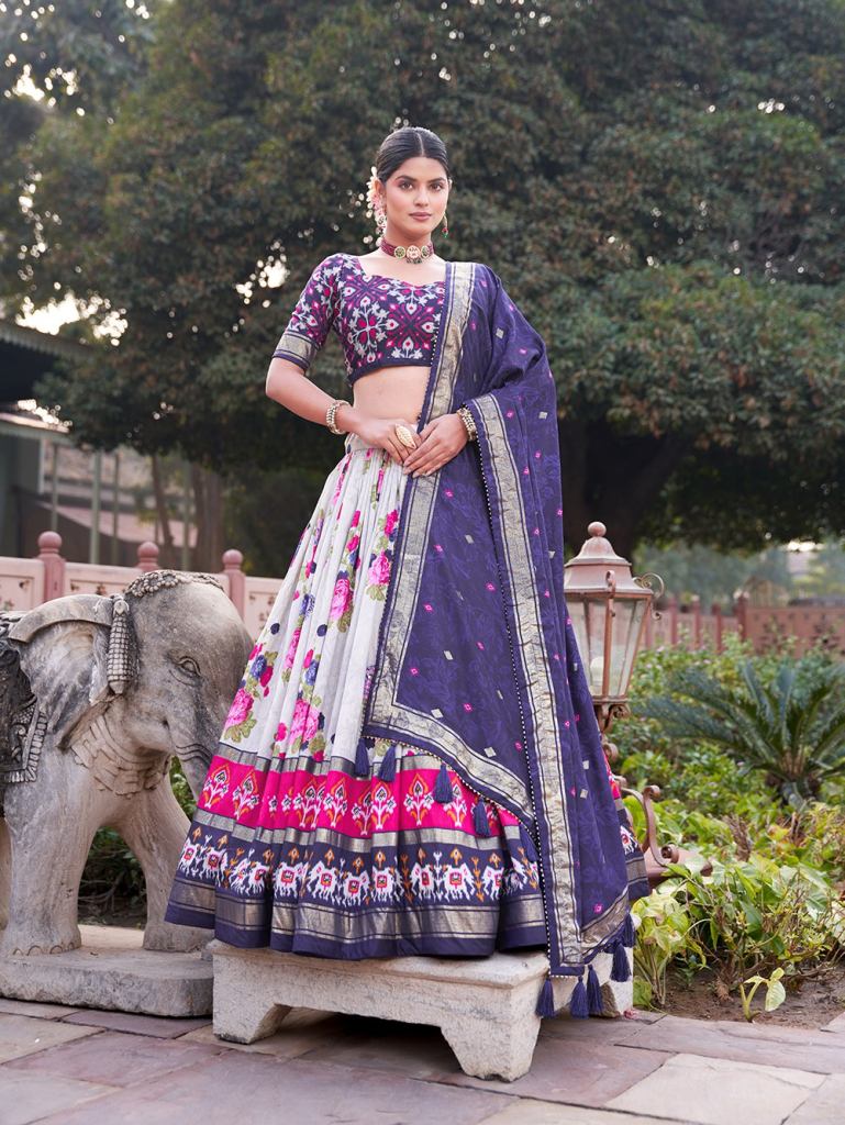 Bt 7035 Beautiful Tussar Silk Lehenga Choli