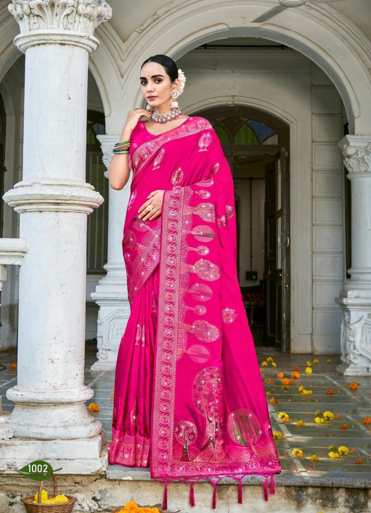 Bunawat Hans Vol 03 Wedding Wear Saree