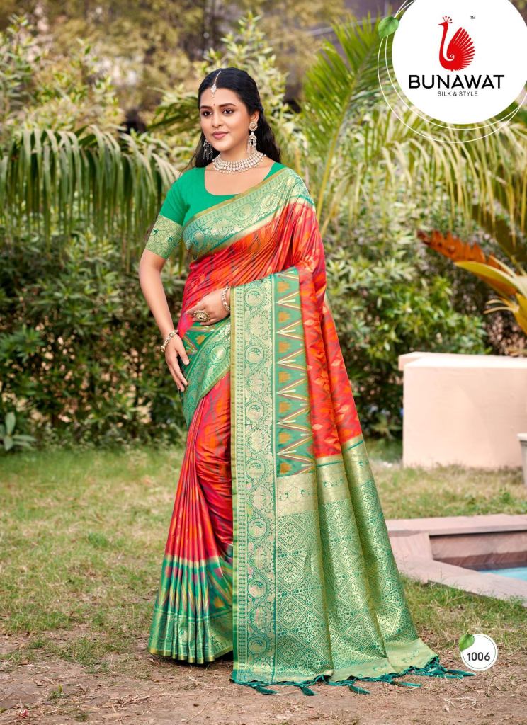 Bunawat Pochampalli Silk Vol 5 Saree