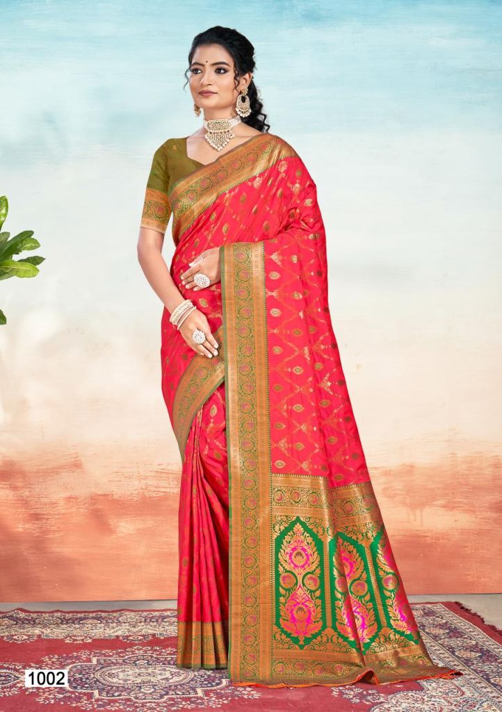 Bunawat Priyansh Silk Wedding Wear Saree