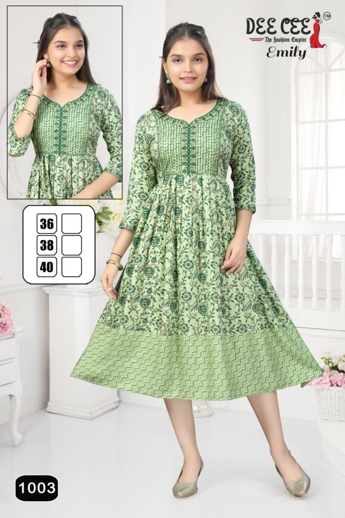 Deecee Emily Rayon Designer Kurti