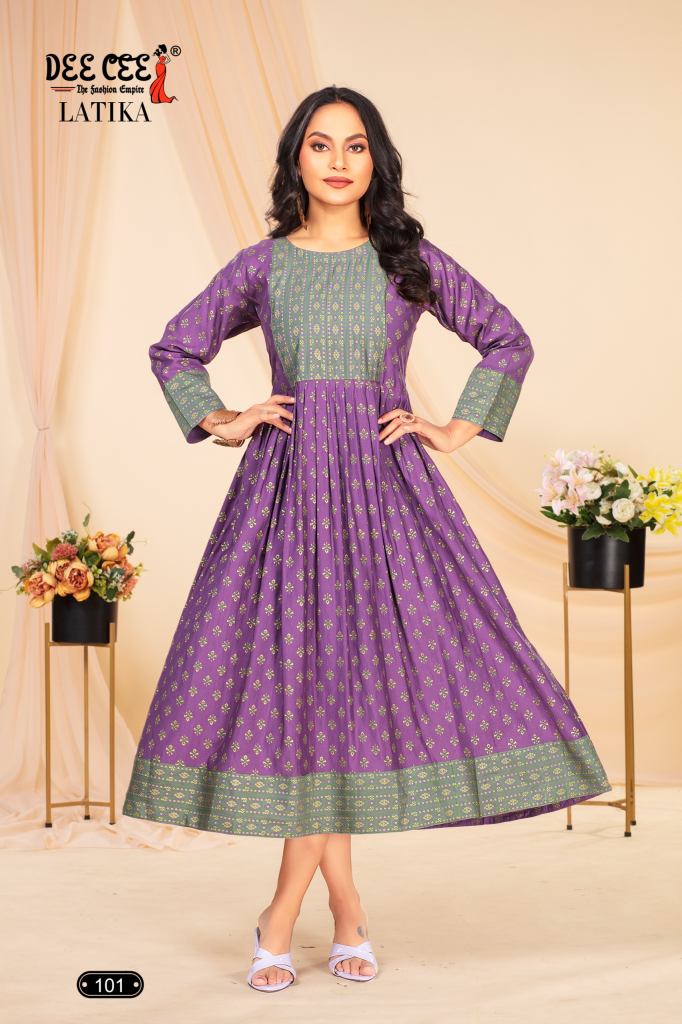 Deecee Latika Chanderi Fancy Kurti 