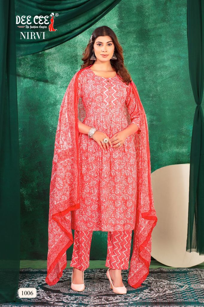 Deecee Nirvi Kurti Bottom With Dupatta