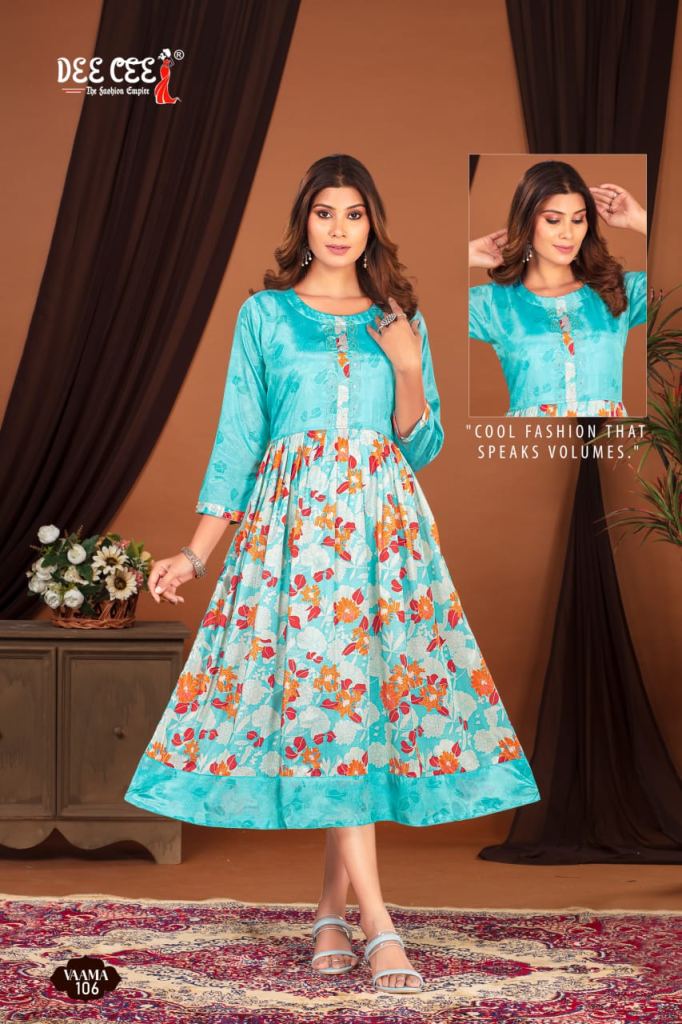 Deecee Vaama Digital Printed Kurti