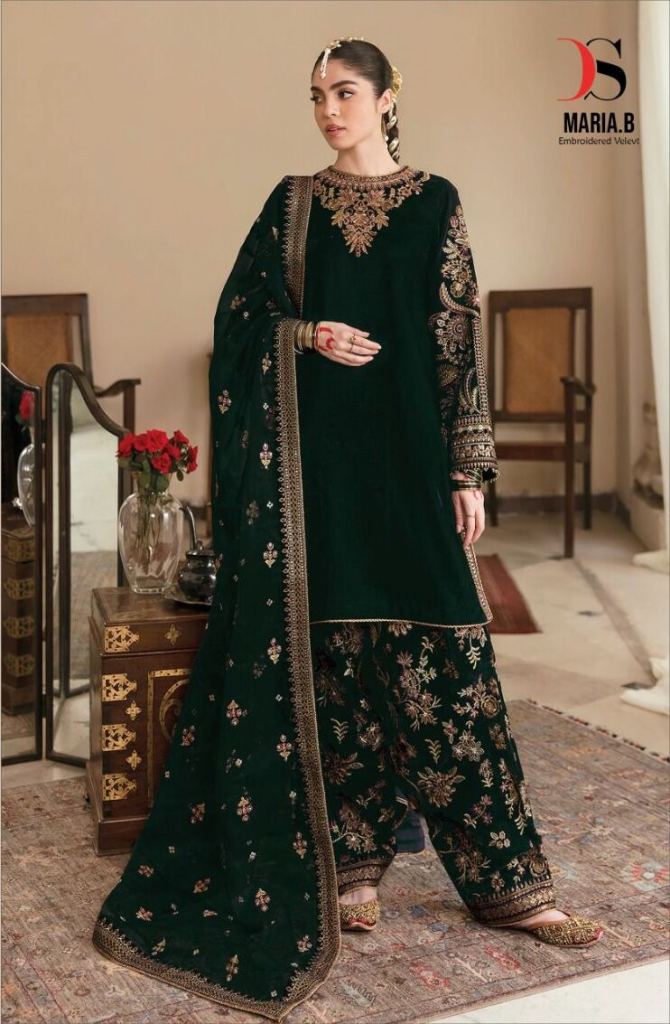 Deepsy Maria B 104 Velvet Pakistani Suit