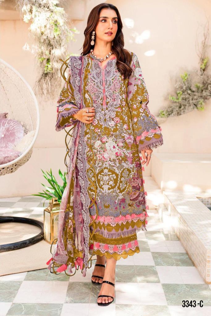 Deepsy Needle Wonder Premium 3343 Pakistani Suit