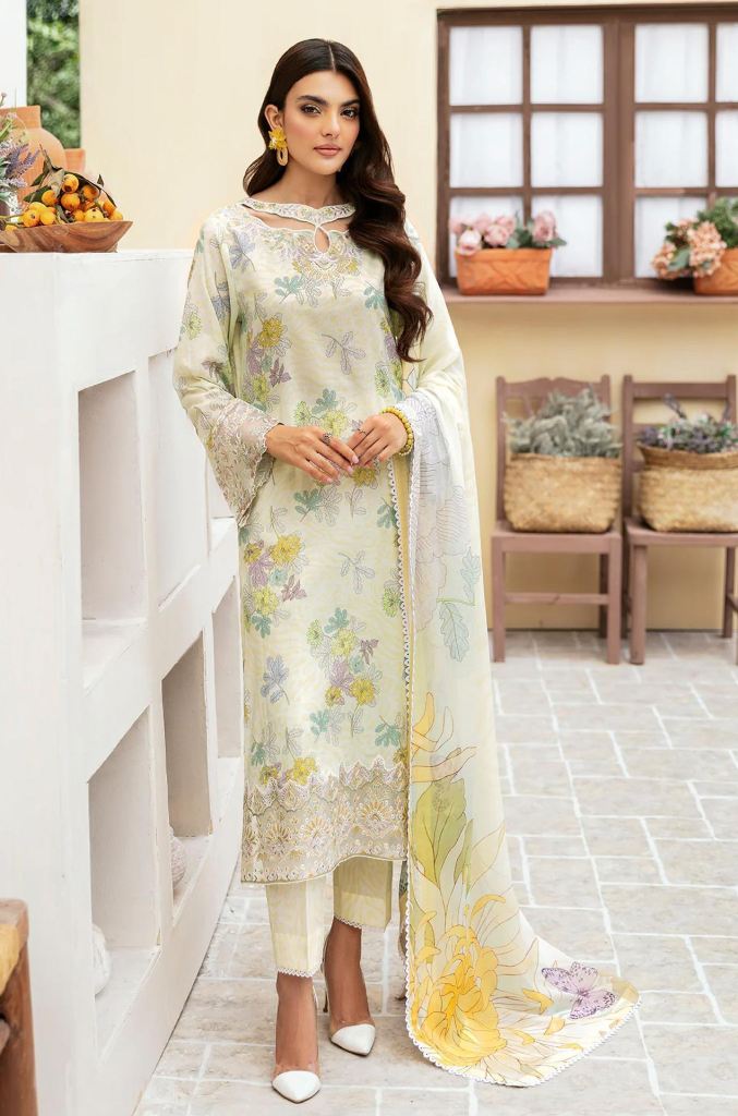 Deepsy Ramsha Rangrez Luxury Lawn 24 Vol 3 Pakisatni Suit