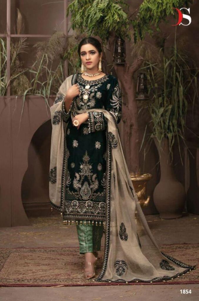 Deepsy Rangrasiya Velvet Collection Nx Pakistani Suit